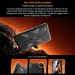 Blackview Active 5 4G 러기드 태블릿, 8GB+128GB, 8.68인치 안드로이드 14 Unisoc UMS9230E T615 옥타코어, 글로벌 버전 구글 플레이 포함, Active 5