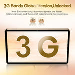 Pad 8 Ultra 10.1인치 3G 전화 통화 태블릿 PC, 3GB+32GB, Android 10 MTK6755 옥타 코어, EU 플러그, EU 플러그
