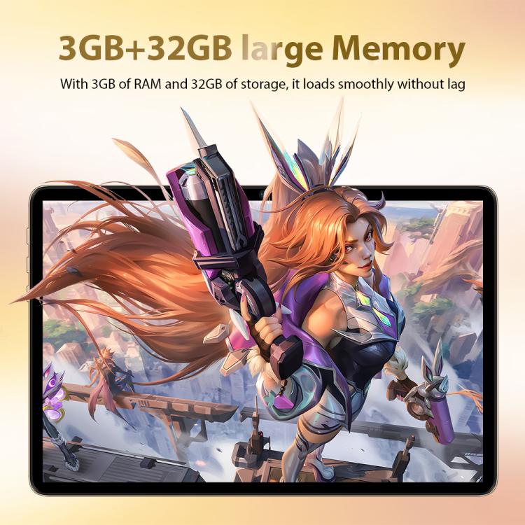 Pad 8 Ultra 10.1인치 3G 전화 통화 태블릿 PC, 3GB+32GB, Android 10 MTK6755 옥타 코어, AU 플러그, AU 플러그