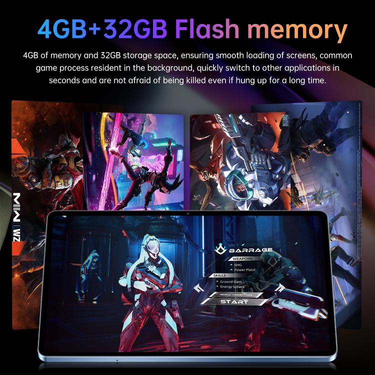 Pad 16 Pro 10.1인치 4G LTE 태블릿 PC, 4GB+32GB, Android 10 MTK6755 옥타 코어, EU 플러그, EU 플러그