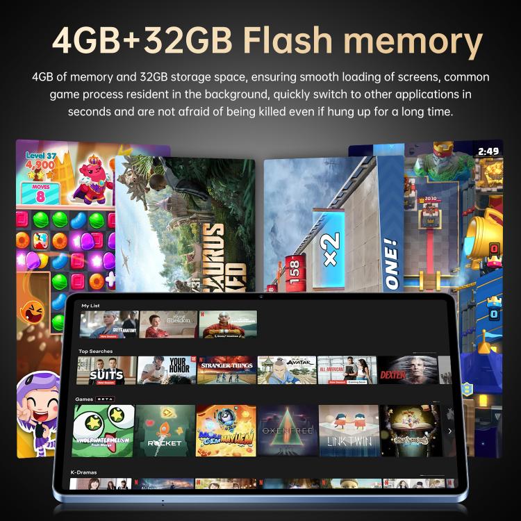 Pad 25 Ultra 10.1인치 4G LTE 태블릿 PC, 4GB+32GB, 안드로이드 10 MTK6755 옥타 코어, EU 플러그, EU 플러그