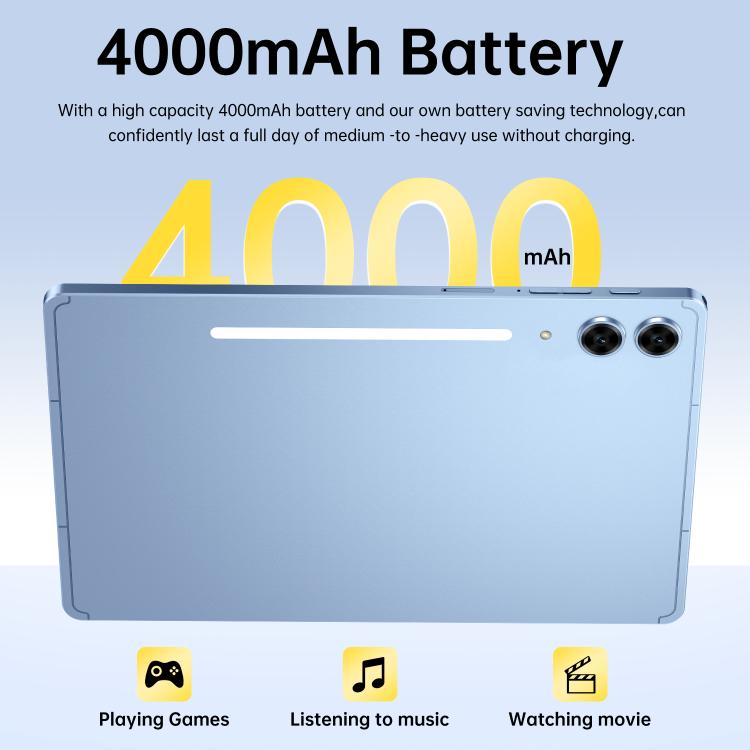 Tab S10 Ultra 10.1인치 4G LTE 태블릿 PC, 4GB+32GB, 안드로이드 10 MTK6755 옥타 코어, 미국 플러그, 미국 플러그