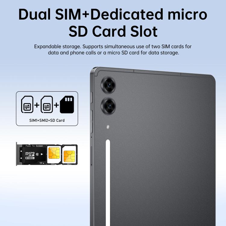 Tab S10 Ultra 10.1인치 4G LTE 태블릿 PC, 4GB+32GB, 안드로이드 10 MTK6755 옥타 코어, EU 플러그, EU 플러그