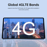 Tab S10 Ultra 10.1인치 4G LTE 태블릿 PC, 4GB+32GB, 안드로이드 10 MTK6755 옥타 코어, 영국 플러그, 영국 플러그