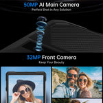 Unihertz 8849 Tank Pad 러기드 태블릿 PC & 프로젝터, 16GB+512GB, 10.95인치 Android 14 Dimensity 8200 옥타 코어 5G 네트워크, EU 플러그, Tank Pad 5G 네트워크