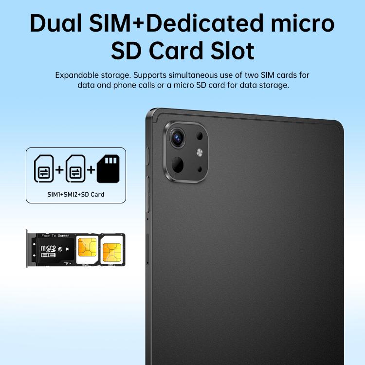 Pro 13 10.1인치 4G LTE 태블릿 PC, 4GB+32GB, 안드로이드 10 MTK6755 옥타 코어, 미국 플러그, 미국 플러그