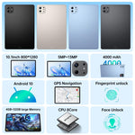 Pro 13 10.1인치 4G LTE 태블릿 PC, 4GB+32GB, 안드로이드 10 MTK6755 옥타 코어, 영국 플러그, 영국 플러그