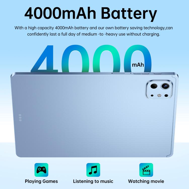 Pro 13 10.1인치 4G LTE 태블릿 PC, 4GB+32GB, 안드로이드 10 MTK6755 옥타 코어, 영국 플러그, 영국 플러그
