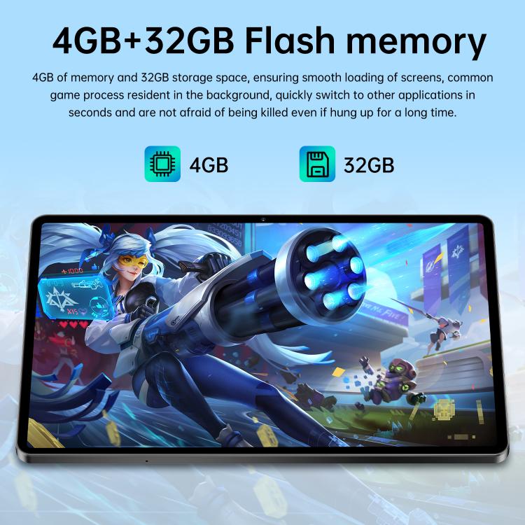 Pro 13 10.1인치 4G LTE 태블릿 PC, 4GB+32GB, 안드로이드 10 MTK6755 옥타 코어, 영국 플러그, 영국 플러그