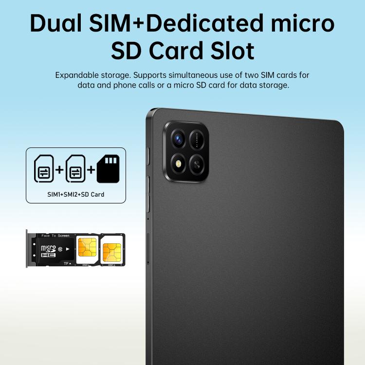 Pad 7 Pro 10.1인치 4G LTE 태블릿 PC, 4GB+32GB, 안드로이드 10 MTK6755 옥타 코어, EU 플러그, EU 플러그