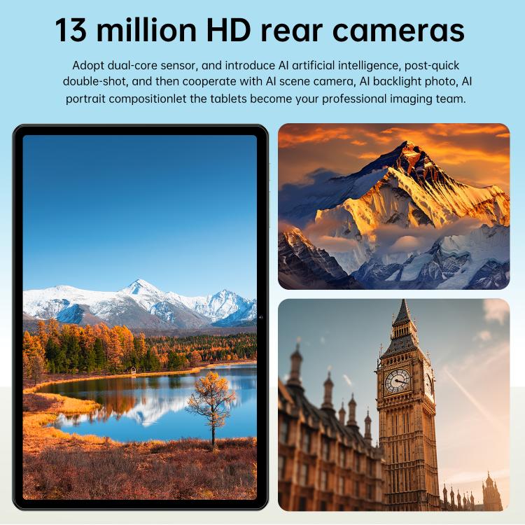 Pad 7 Pro 10.1인치 4G LTE 태블릿 PC, 4GB+32GB, 안드로이드 10 MTK6755 옥타 코어, AU 플러그, AU 플러그