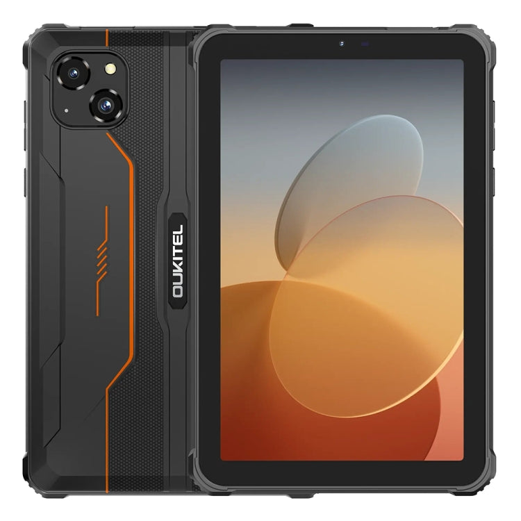 OUKITEL RT3 Pro 4G 네트워크 IP68/IP69K 러기드 태블릿, 4GB+128GB, 8.0인치 Android 14 MediaTek G81 옥타 코어 듀얼 SIM 지원, EU 플러그, RT3 Pro 4GB+128GB