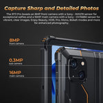 OUKITEL RT3 Pro 4G 네트워크 IP68/IP69K 러기드 태블릿, 4GB+128GB, 8.0인치 Android 14 MediaTek G81 옥타 코어 듀얼 SIM 지원, EU 플러그, RT3 Pro 4GB+128GB