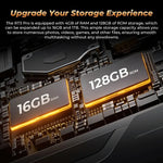 OUKITEL RT3 Pro 4G 네트워크 IP68/IP69K 러기드 태블릿, 4GB+128GB, 8.0인치 Android 14 MediaTek G81 옥타 코어 듀얼 SIM 지원, EU 플러그, RT3 Pro 4GB+128GB