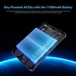 OUKITEL RT3 Plus 4G 네트워크 IP68/IP69K 방수 러기드 태블릿, 4GB+128GB, 8.0인치 안드로이드 15 MediaTek G81 옥타코어 듀얼 SIM 지원, EU 플러그, RT3 Plus 4GB+128GB