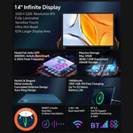Teclast T70 4G LTE 태블릿 PC, 8GB+256GB, 14인치 Android 14 MediaTek Helio G99 옥타 코어, 듀얼 SIM 지원, T70