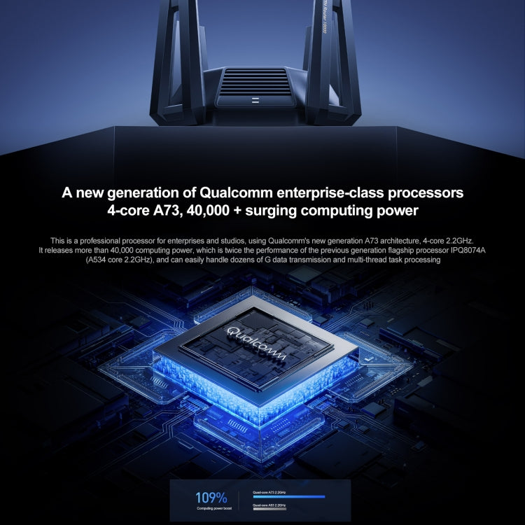 오리지널 샤오미 WiFi 라우터 10기가비트 트라이밴드 무선 메시 네트워크 게임 가속 리피터, 미국 플러그, 10기가비트