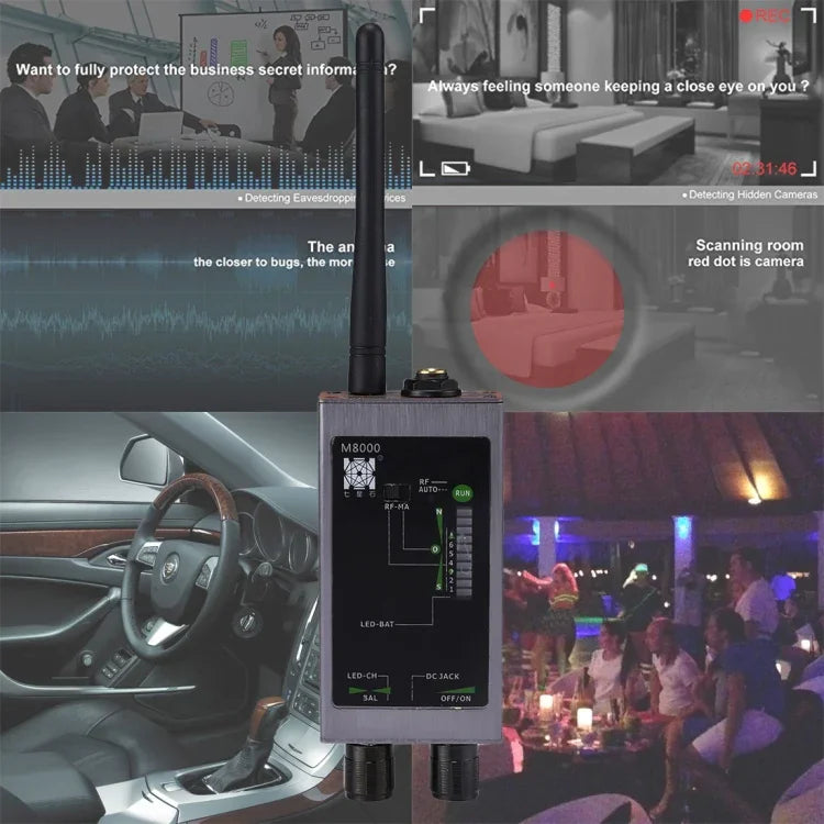 M8000 다기능 탐지기 스파이 방지 감시 방지, 추적 방지, M8000