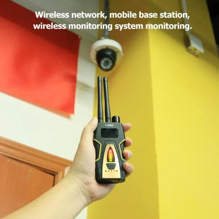 T-8000 RF 신호 탐지기 GSM 오디오 탐지기 GPS 스캔 탐지기, T-8000 실버