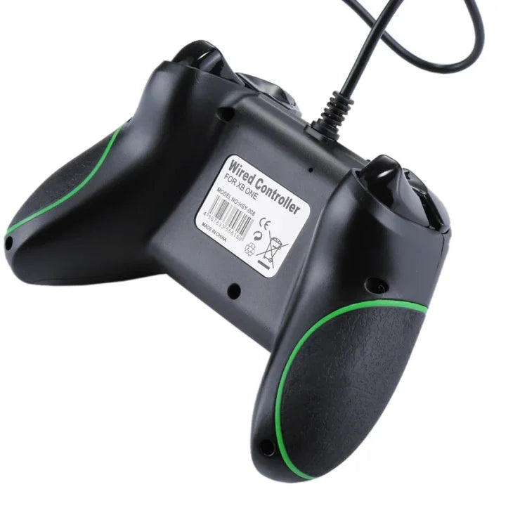 유선 USB 게임 컨트롤러 게임패드 XBOX ONE 콘솔 / PC / 노트북용, 케이블 길이: 약 2.1m, HSY-008 (블랙)