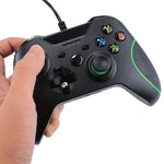 유선 USB 게임 컨트롤러 게임패드 XBOX ONE 콘솔 / PC / 노트북용, 케이블 길이: 약 2.1m, HSY-008 (블랙)