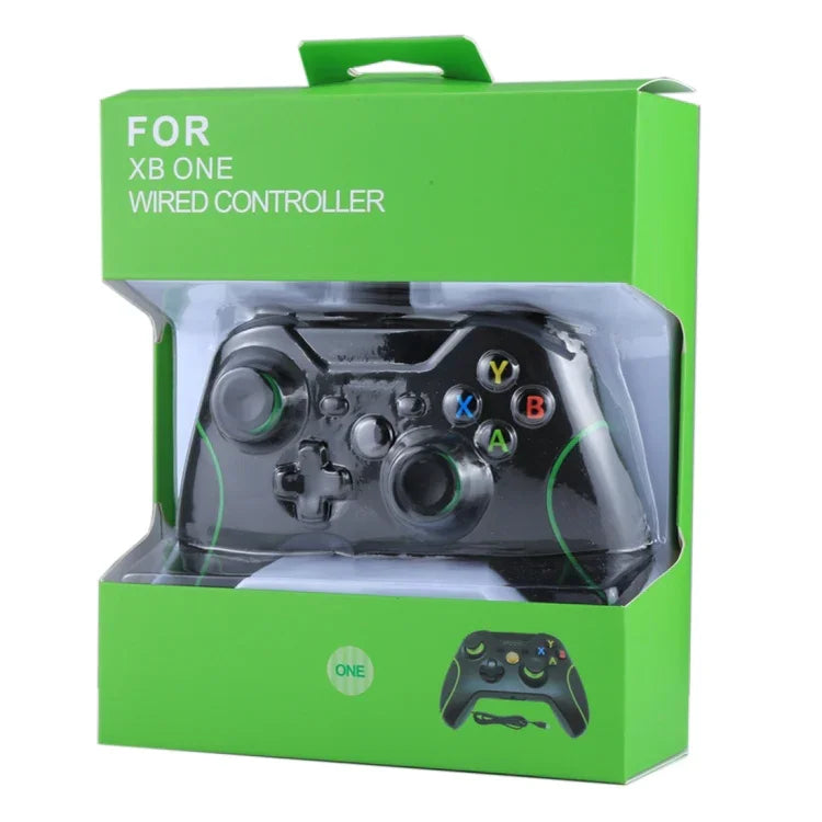 유선 USB 게임 컨트롤러 게임패드 XBOX ONE 콘솔 / PC / 노트북용, 케이블 길이: 약 2.1m, HSY-008 (블랙)