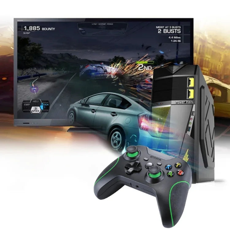 유선 USB 게임 컨트롤러 게임패드 XBOX ONE 콘솔 / PC / 노트북용, 케이블 길이: 약 2.1m, HSY-008 (블랙)