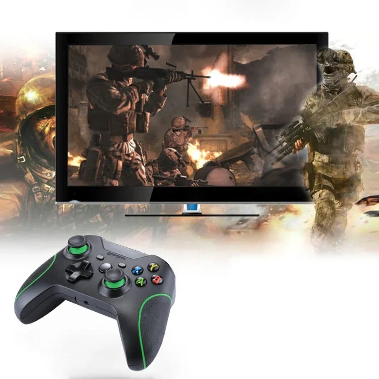 유선 USB 게임 컨트롤러 게임패드 XBOX ONE 콘솔 / PC / 노트북용, 케이블 길이: 약 2.1m, HSY-008 (블랙)