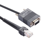 Symbol LS2208용 2m RS232 to RJ45 스캐너 시리얼 데이터 케이블, RS232 to RJ45