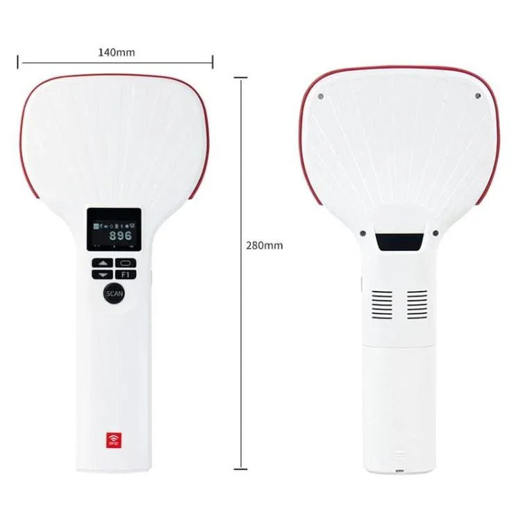 قارئ بلوتوث محمول يدوي بتقنية RFID UHF لمسافة طويلة، الطراز: قياسي، قياسي، قابس الاتحاد الأوروبي، قياسي، قابس الولايات المتحدة، قياسي، قابس المملكة المتحدة