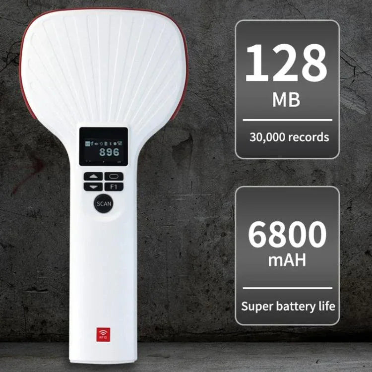 E710 칩 장거리 RFID UHF 휴대용 핸드헬드 블루투스 리더기, 스타일: 향상형 + 2D 헤드, 향상형 + 2D 헤드, EU 플러그, 향상형 + 2D 헤드, US 플러그, 향상형 + 2D 헤드, UK 플러그