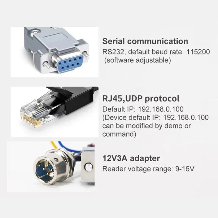 UHF RFID 장거리 9dBi 통합 리더기 E710 칩 탑재, 스타일: 4G 네트워크 추가, 4G 네트워크 추가