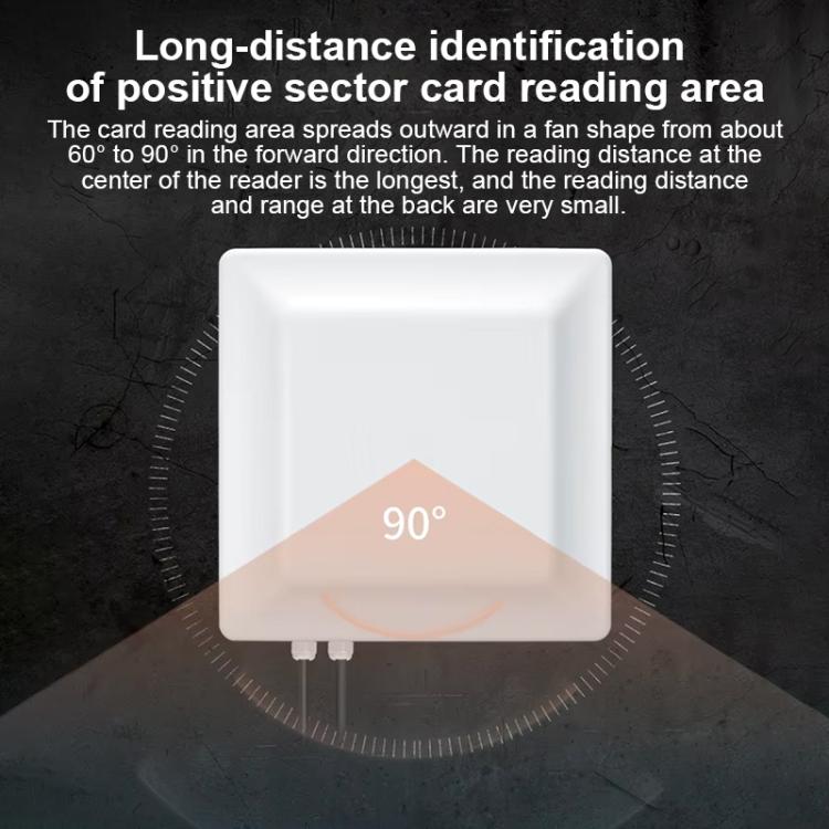 UHF 중거리 RFID 통합 리더기 인식 거리 0-5m, 스타일: 표준, 표준