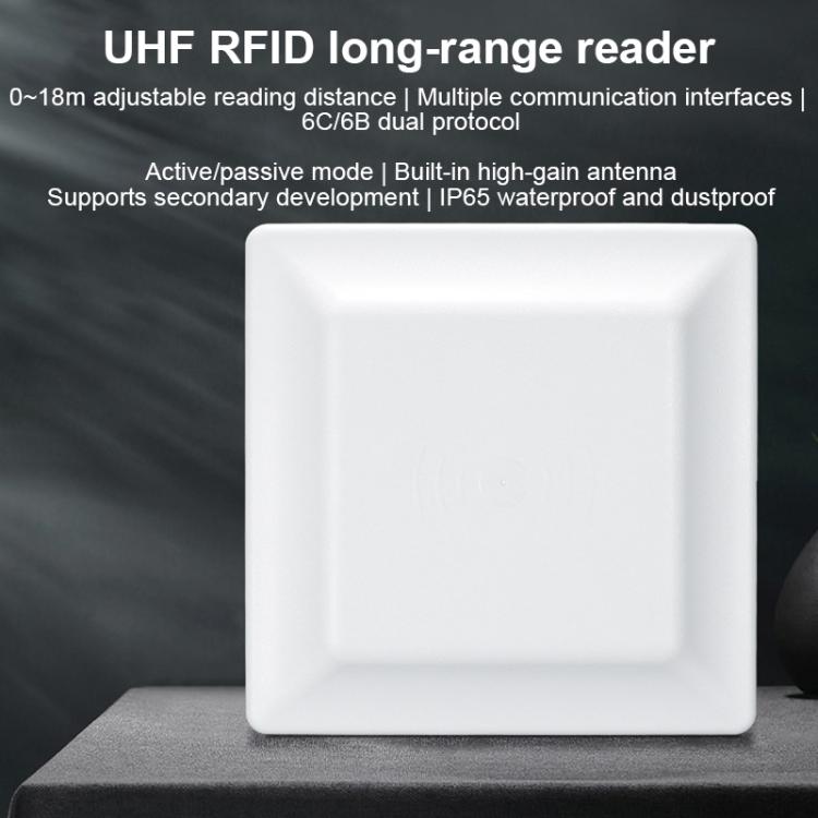 UHF RFID 리더 장거리 통합 리더기 라이터 E710 칩 탑재, 스타일: 파워 오버 이더넷 추가, 파워 오버 이더넷 추가