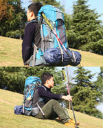 135cm 조절식 휴대용 높이 야외 알루미늄 트레킹 폴, 레드#135cm, 그린#135cm