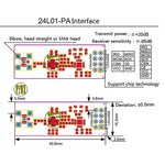 LDTR-WG0234 1100미터 장거리 NRF24L01+PA+LNA 무선 모듈 안테나 포함