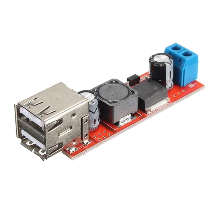 LDTR-WG0257 듀얼 USB 9V/12V/24V/36V to 5V 컨버터 DC-DC 3A 스텝다운 전원 모듈, 9V-36V to 5V 3A