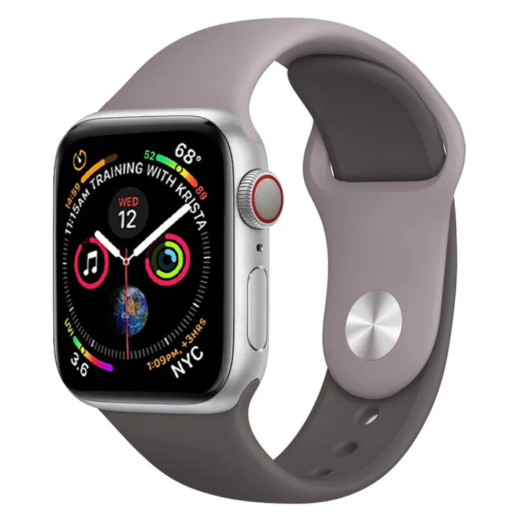 Apple Watch 시리즈 3 & 2 & 1 42mm용 투톤 실리콘 시계 밴드 (연한 파랑+연한 분홍)