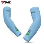 PGM 골프 아이스 실크 자외선 차단 소매 남녀 공용 (색상: 핑크 사이즈: XXL), M, L, XL, XXL