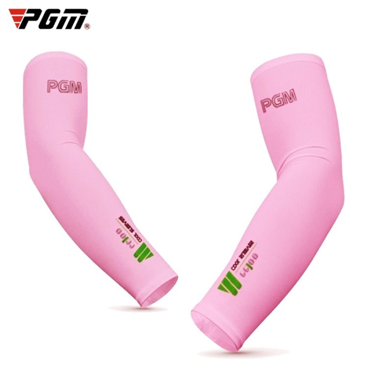 PGM 골프 아이스 실크 자외선 차단 소매 남녀 공용 (색상: 핑크 사이즈: XXL), M, L, XL, XXL