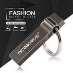 MicroDrive 4GB USB 2.0 금속 키체인 USB 드라이브, 4GB