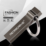 MicroDrive 4GB USB 2.0 금속 키체인 USB 드라이브, 4GB