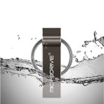 MicroDrive 4GB USB 2.0 금속 키체인 USB 드라이브, 4GB