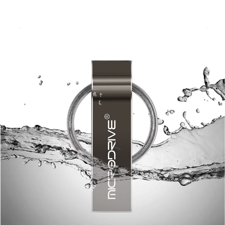 MicroDrive 4GB USB 2.0 금속 키체인 USB 드라이브, 4GB