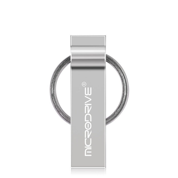 MicroDrive 4GB USB 2.0 금속 키체인 USB 드라이브, 4GB