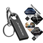 MicroDrive 16GB USB 2.0 금속 방수 고속 USB 드라이브(회색), 16GB
