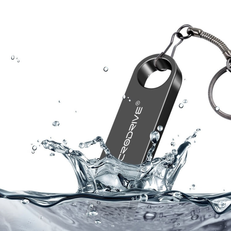 MicroDrive 16GB USB 2.0 금속 방수 고속 USB 드라이브(회색), 16GB