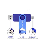 MicroDrive 32GB USB 2.0 모바일 컴퓨터 겸용 회전 OTG 금속 U 디스크, 32GB