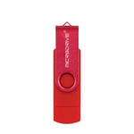 MicroDrive 32GB USB 2.0 모바일 컴퓨터 겸용 회전 OTG 금속 U 디스크, 32GB