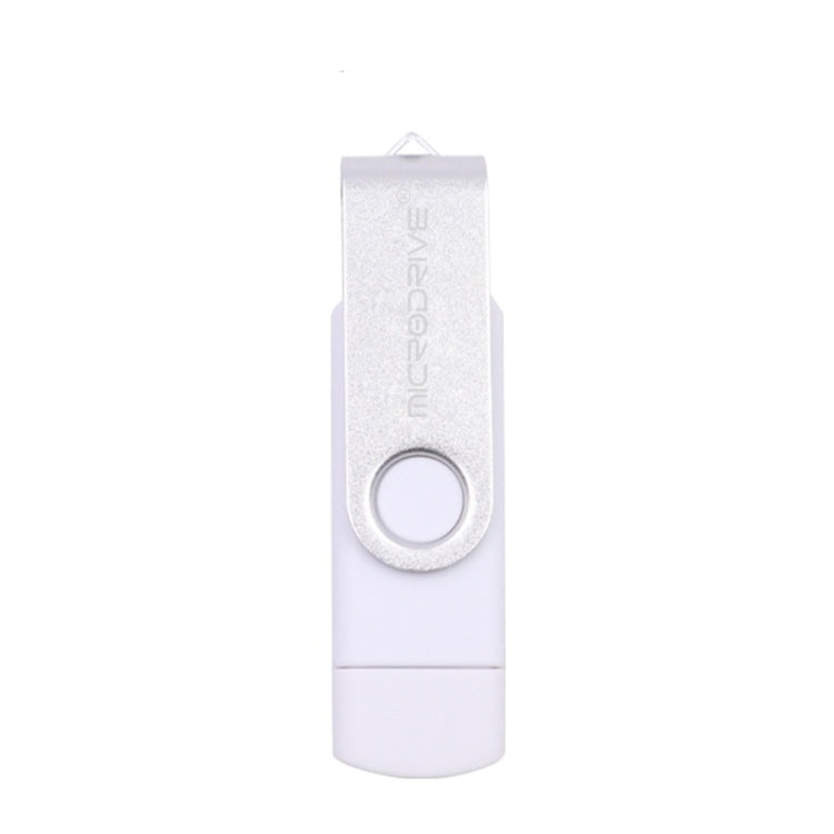 MicroDrive 32GB USB 2.0 모바일 컴퓨터 겸용 회전 OTG 금속 U 디스크, 32GB